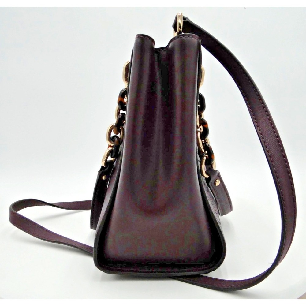 Michael Kors Purple Perforated Scalloped Leather Sofia Tote - Picture 2 of 7
